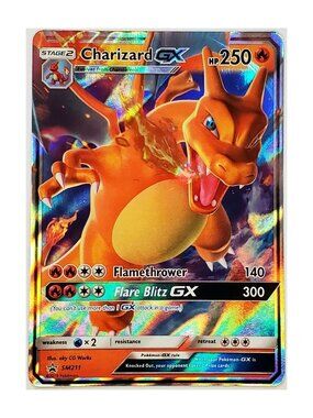 POKEMON CHARIZARD GX SM211 FULL ART ULTRA RARE HOLO PROMO SUN MOON TCG
